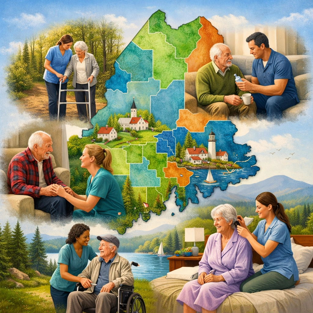 Apex Home Care provides professional, non-medical In-home care services in Maine for adults and seniors across select regions of Maine.