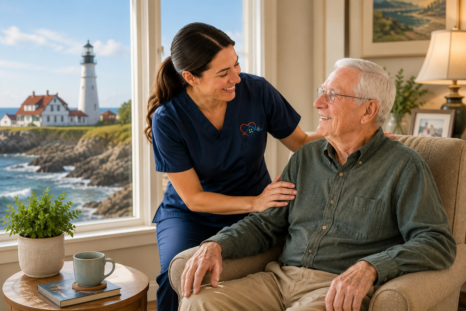 In-home care services are available across Androscoggin County, including support for families in Lewiston, Auburn, and surrounding communities in this region of central Maine.