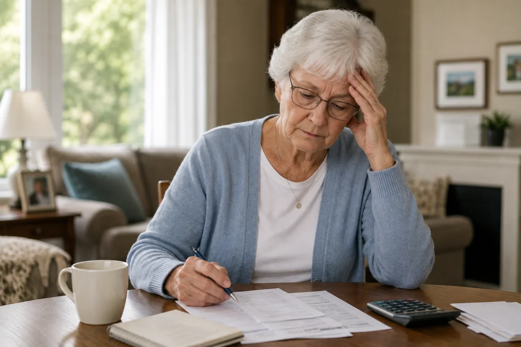 Falmouth senior woman managing everyday challenges at home