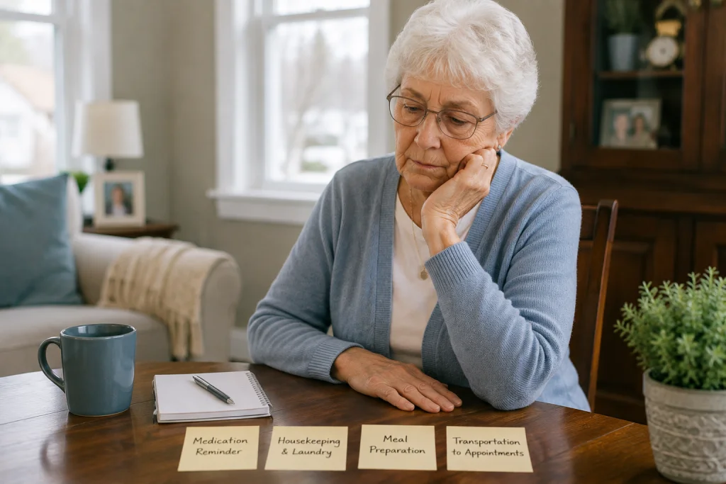 Falmouth senior considering whether she needs in-home support